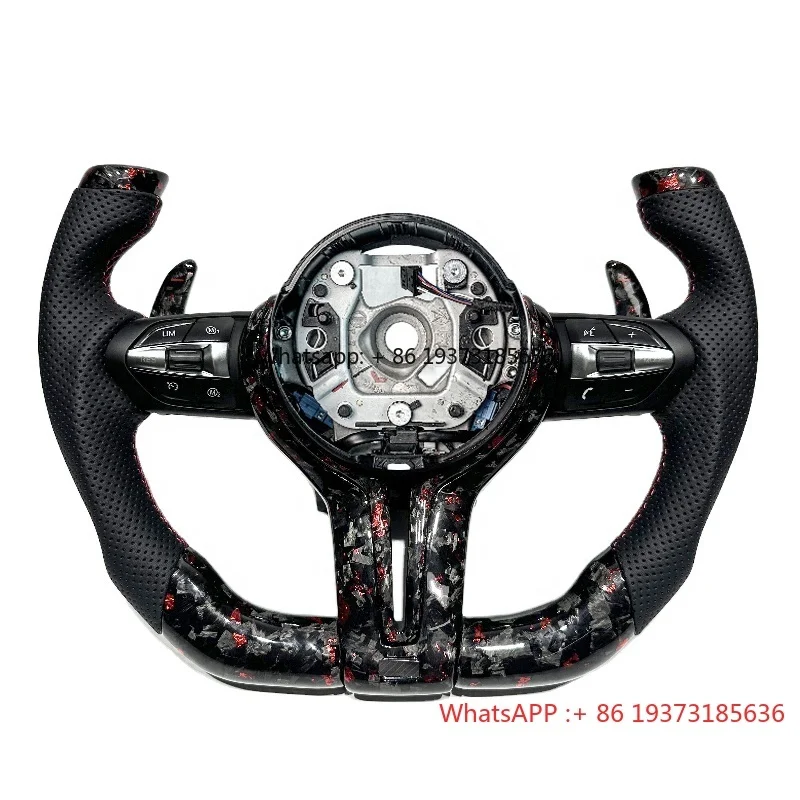 

Factory Direct F1 Led Display Carbon Fiber Steering Wheel for BMWM2 M3 M4 M5 F10 F50 F30 F32 F80 F82 F90 E90 E92 E60 E63 G20 G30