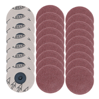 25PCS 3 inch Sanding Disc For Roloc 75 mm Sander Paper 24 36 40 60 80 120 180 240 320 Grit Woodworking Polishing Abrasive Tools