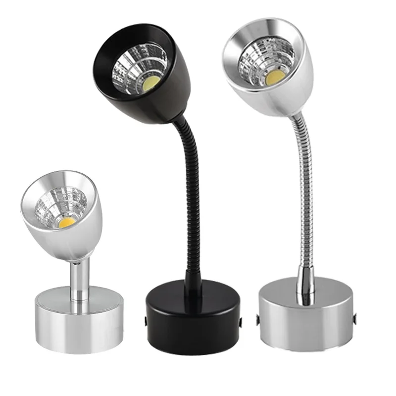 

Светодиодные прожекторы с регулируемой яркостью 3 Вт, 5 Вт, светодиодные потолочные светильники, лампы поверхностного монтажа для шкафа, витрины, AC110V 220V