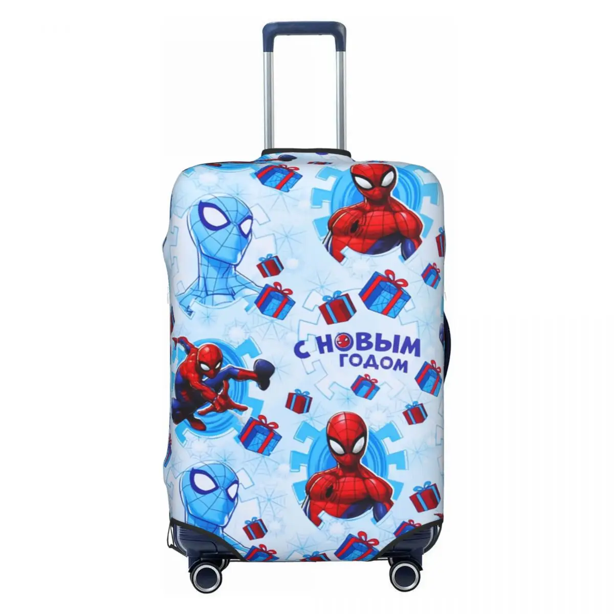 

Cartoon Superhero Spiderman Luggage Cover Elastic Travel Suitcase Protective Covers Fits 18-32 Inch