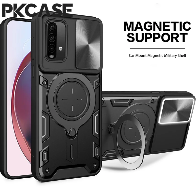 PKCASE Shockproof Case For Xiaomi 15 14T 13 Lite 12T Civi 2 POCO M5 M4 X5 F5 F6 Cover For Redmi 14R 14C 13 Note 14 Pro Plus 13R