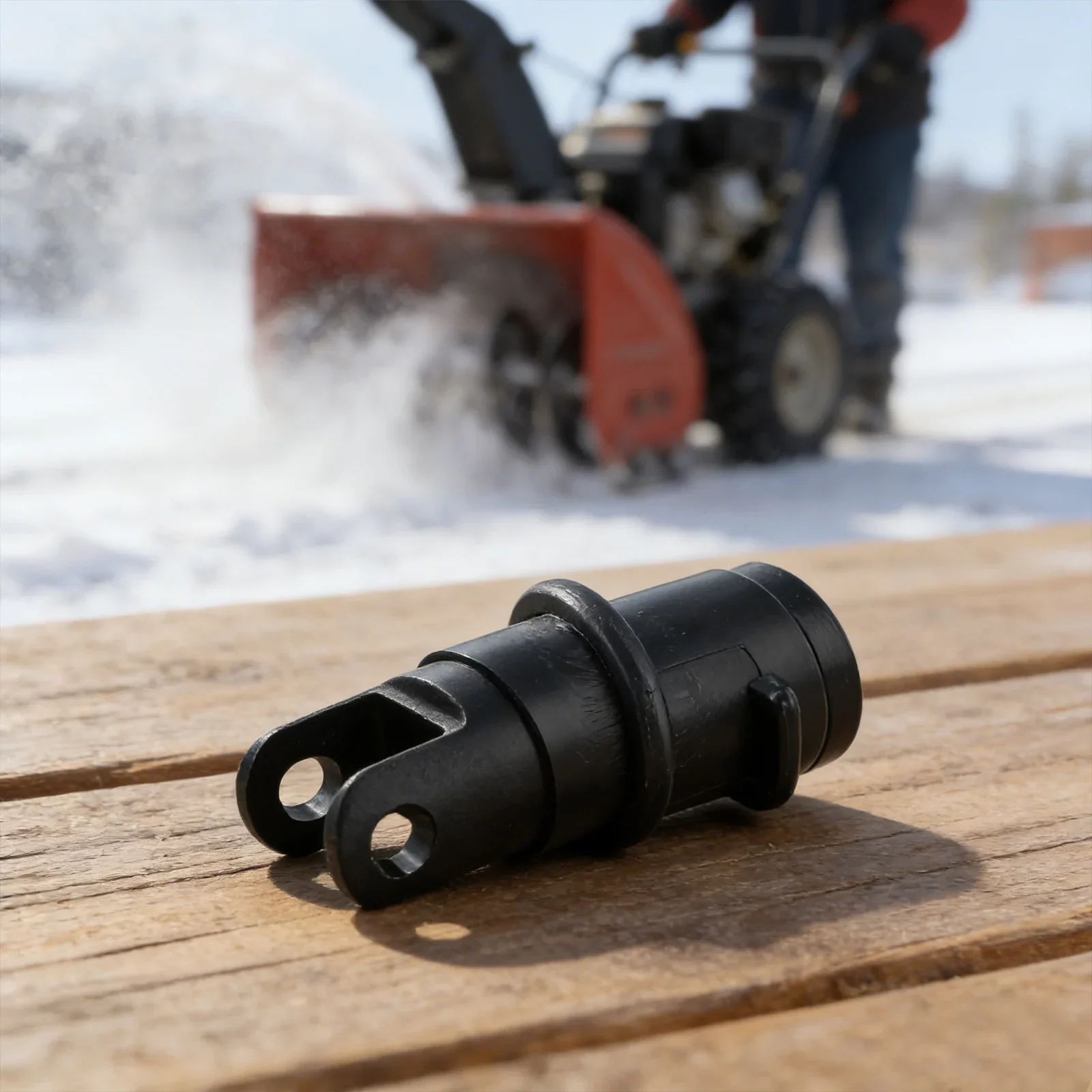 Compact Snow Blower Part Inclined Slot Gear Easy To Install Equipment Lifespan Extension Heavy Snow Conditions