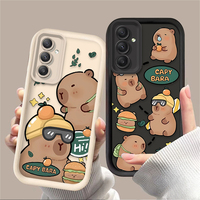 Phone Back Case for Samsung Galaxy A35 A55 A15 A25 A16 A06 A05 A05S A24 A13 A23 A12 A22 A32 A52 A71 A51 4G Cool Capybara Cover