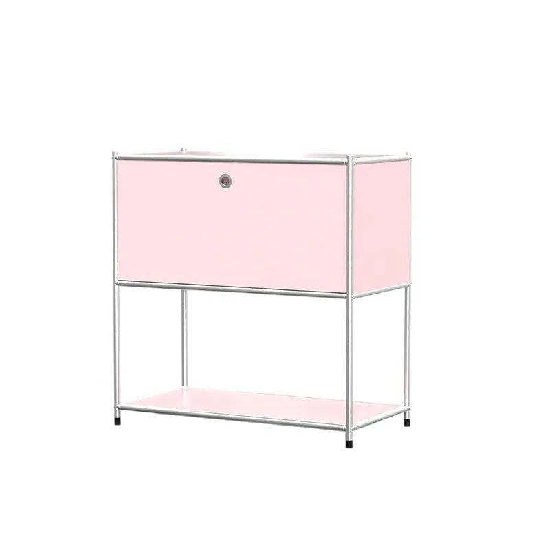 

Korean-style Korean module combination cabinet stainless steel dining side living room storage storage bucket cabinet