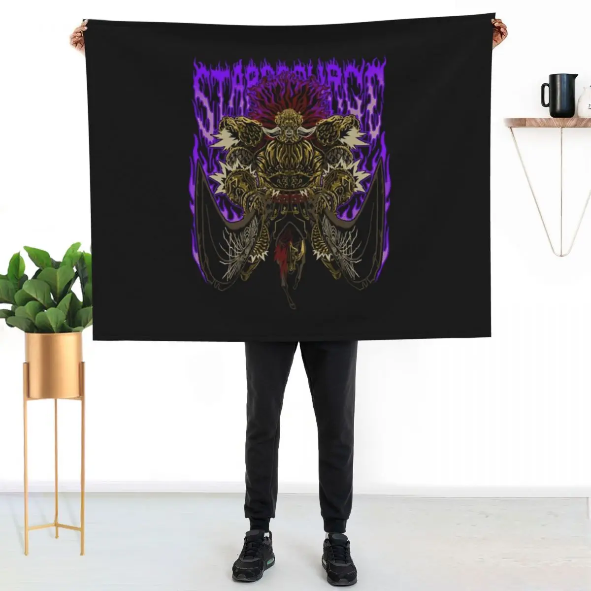 

Starscourge Radahn Throw Blanket Warm Flannel Blanket for Couch Chair Bedroom