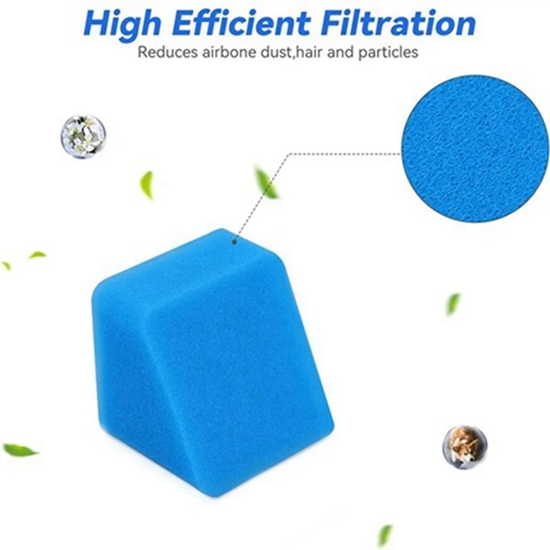 A02V-For Eureka NEW430/JONR ED12 مجموعة أسطوانة فرشاة إسفنجية مفرغة وظائف هادئة وتقليل الغبار