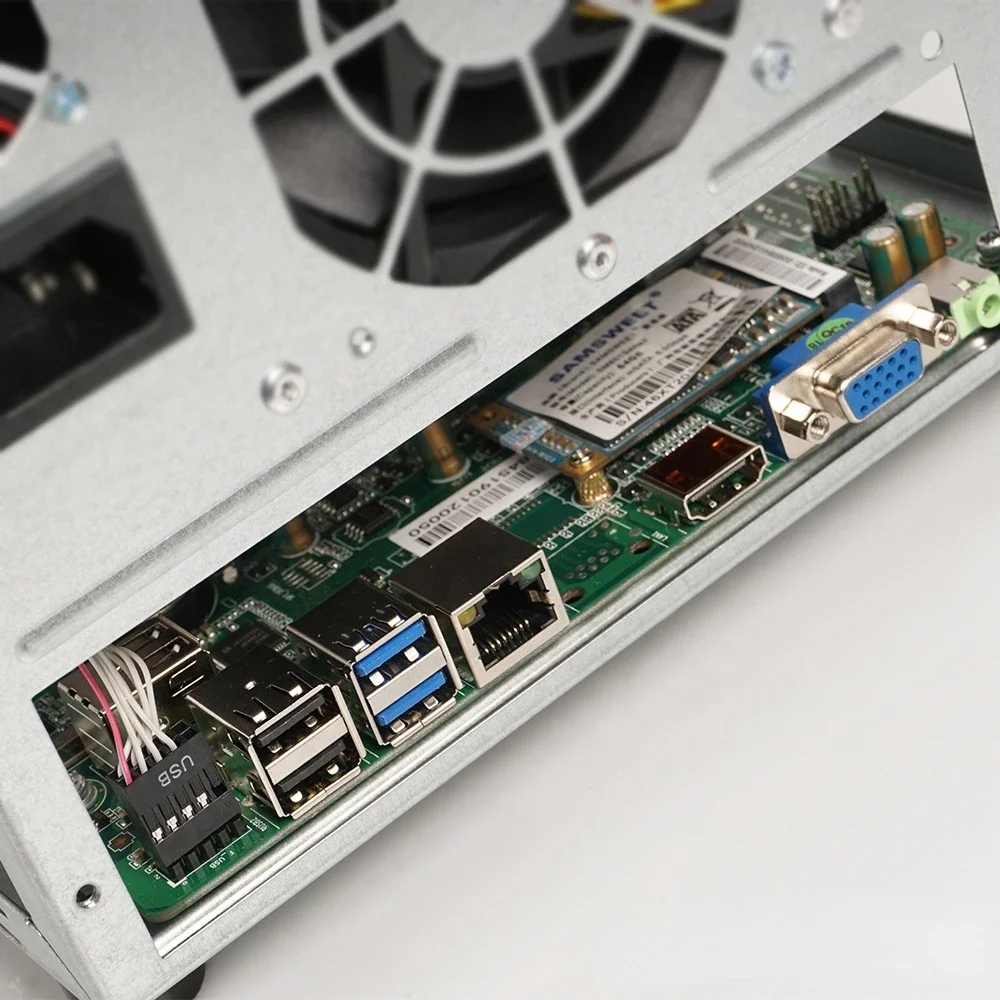 Stock Factory Price Mini-ITX Hot Swap Rack 4 Bays NAS Server Case