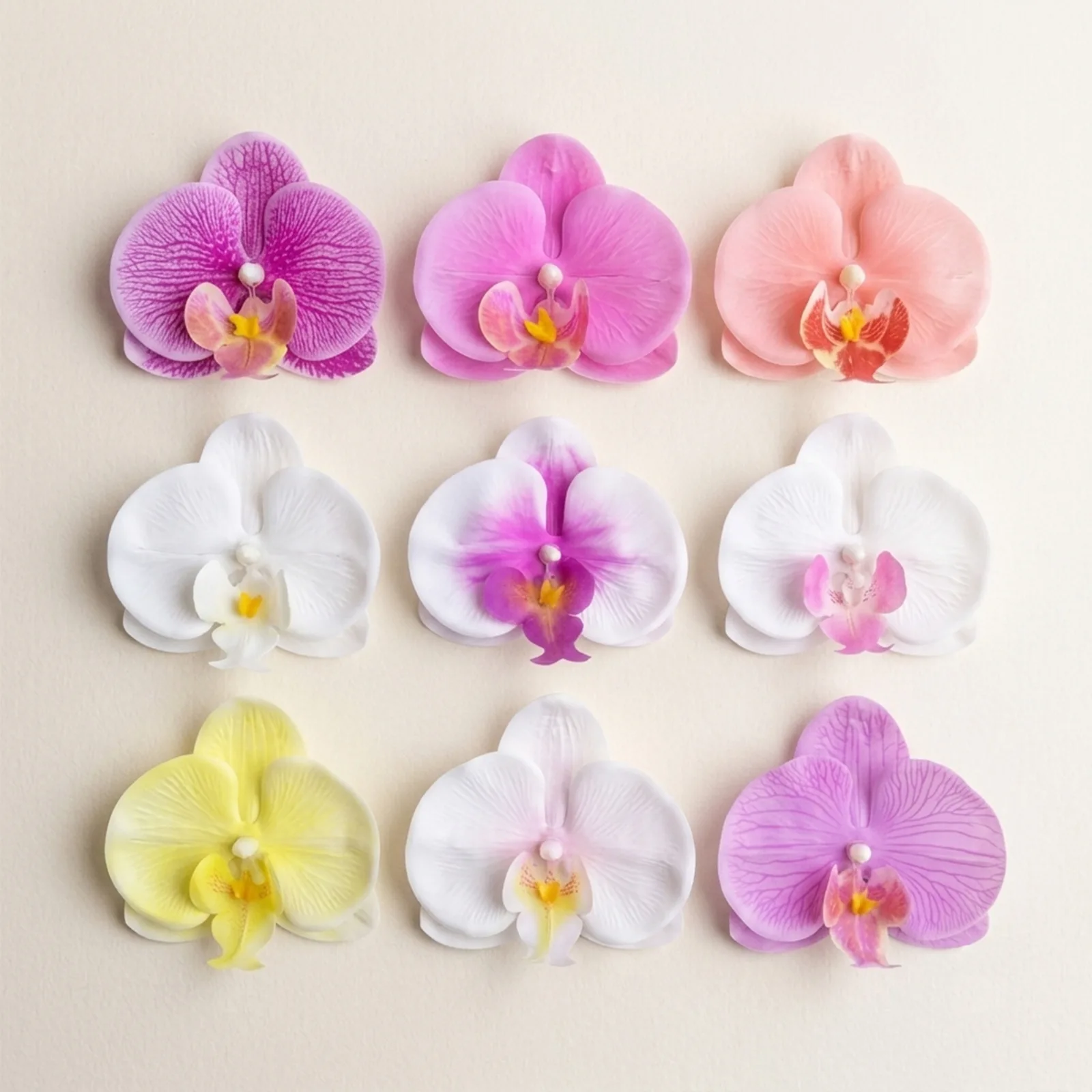 100pcs Handmade Faux Phalaenop - đánh giá và giá Hair Clips