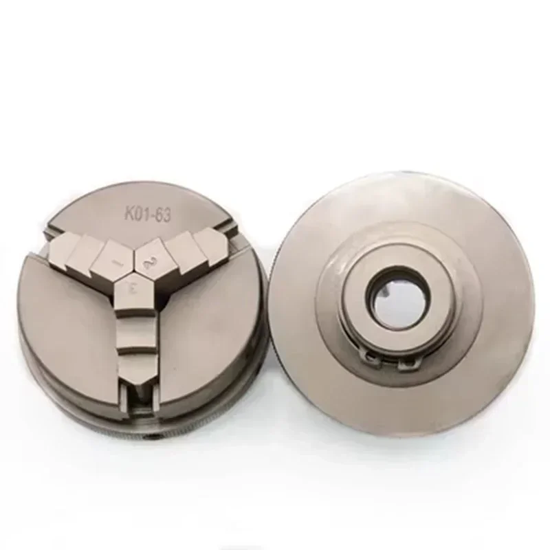 K01 50 K01 63 Non rusting nickel plating Chuck three/four Jaw K01-50 K01-63,Suitable for Mini Lathe Chuck M14*1 Connecting rod