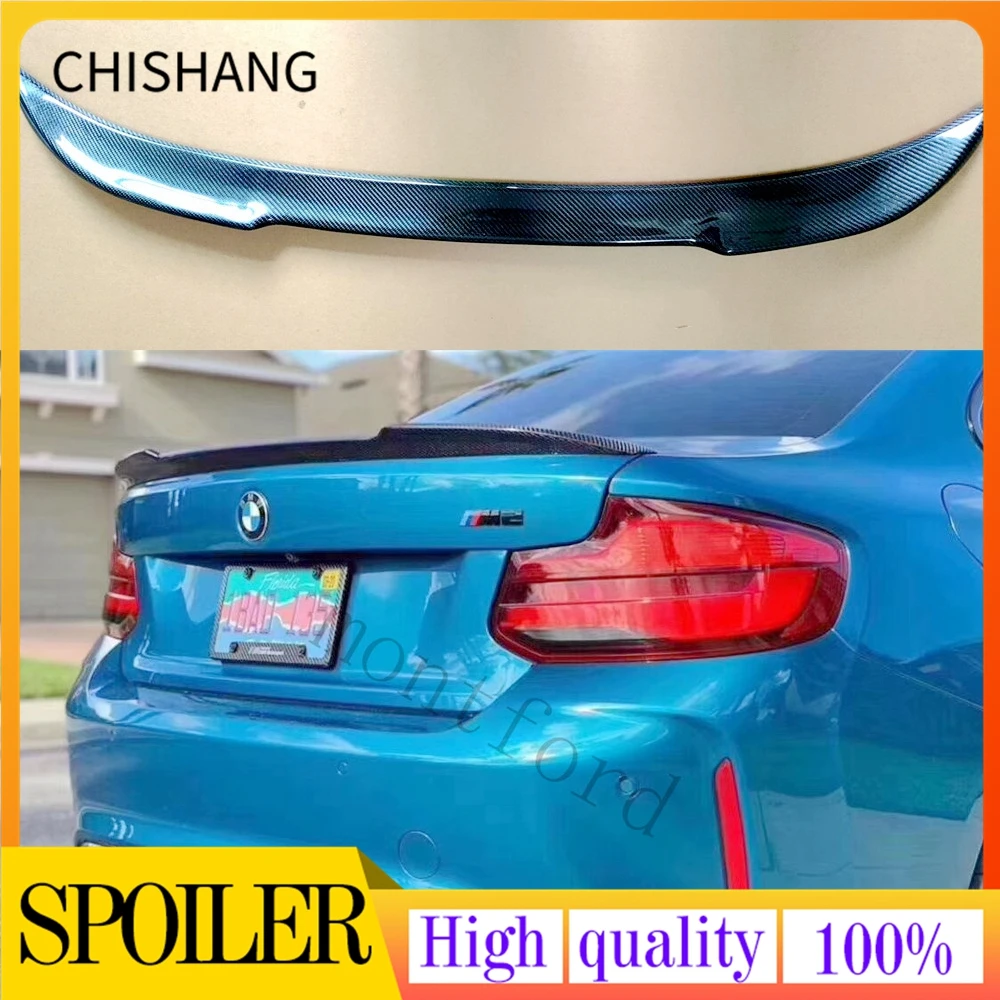 

For BMW F22 Performance Carbon Fiber Rear Spoiler Wing Lips 2 Series F22 Coupe & F87 M2 220i M235i 228i 2014 - UP CS style