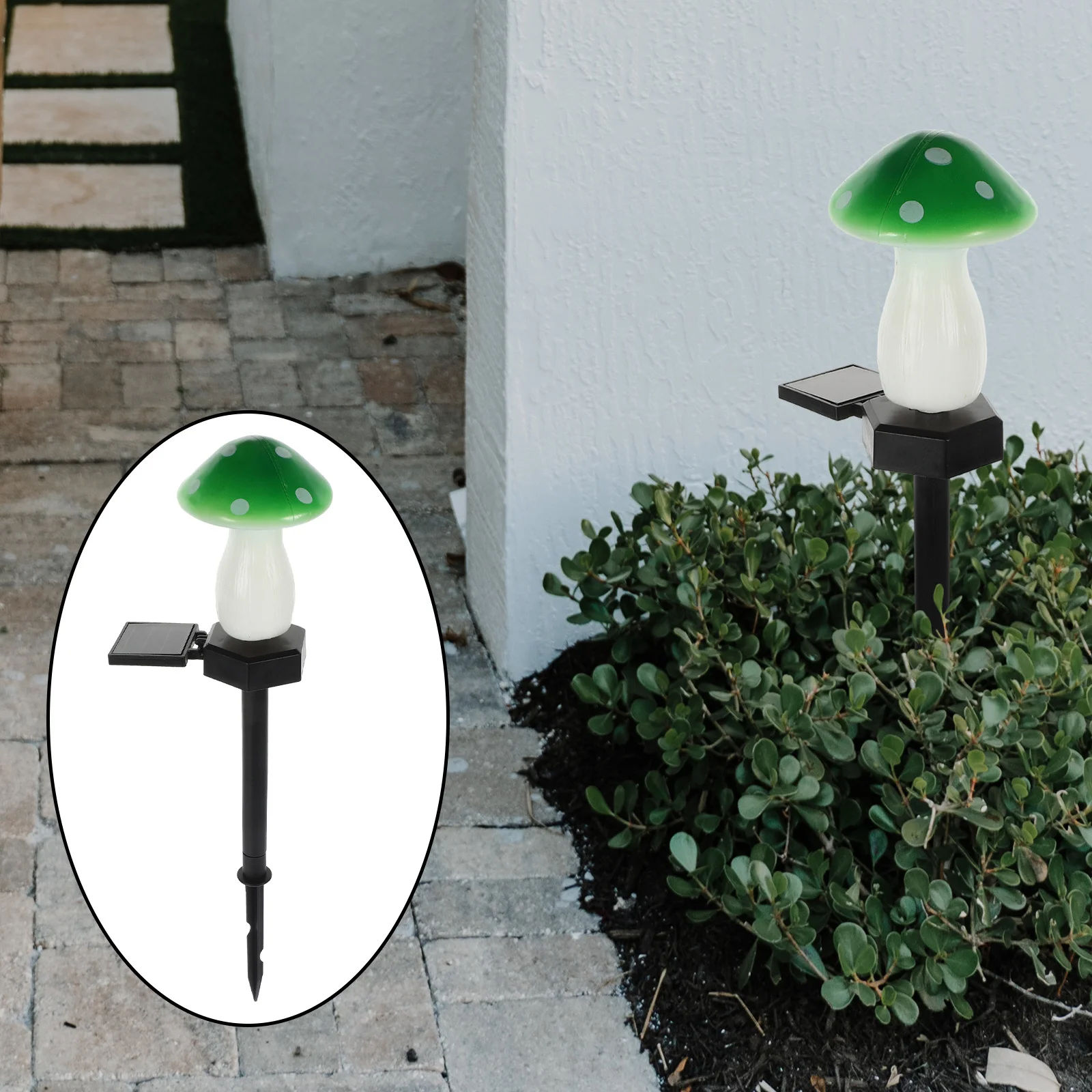 

Mushroom Light For Garden Outdoor, Powered Lawn Stake Lamp, Cemetery Decoration, Easy Install Garden Solar Light, Mushroom Solar