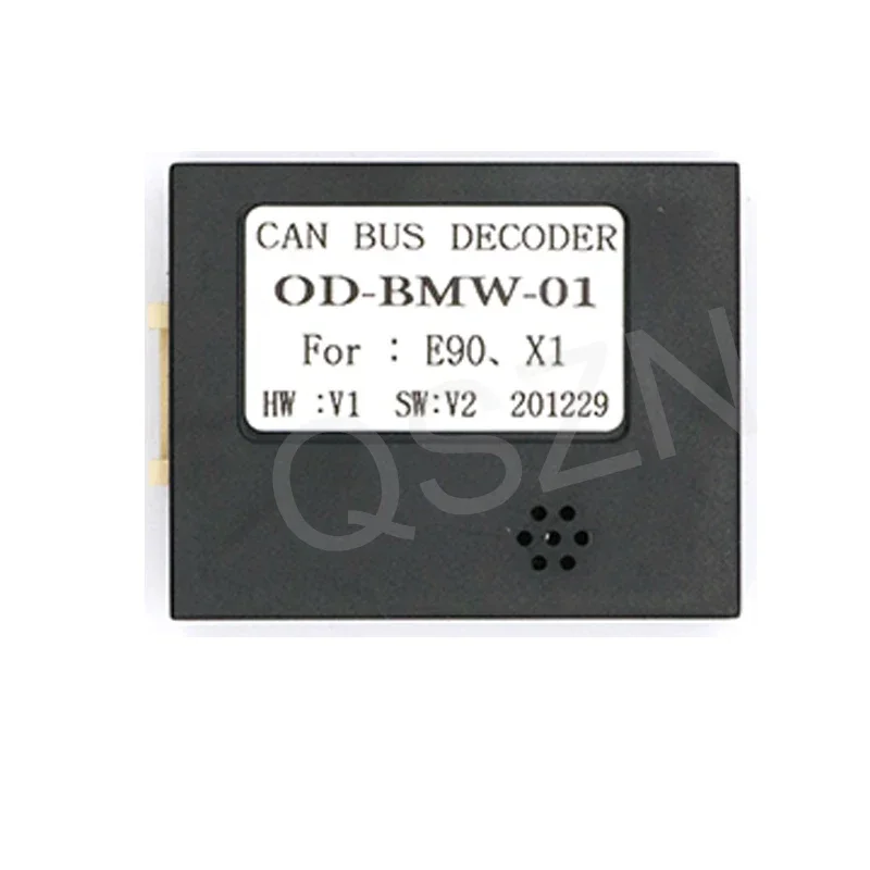 QSZN DVD 16 PIN Power cable Canbus Box Decoder OUDI-BWM-01 For BMW E90 E87 For BMW X1 Harness Wiring Cables Car Radio Android
