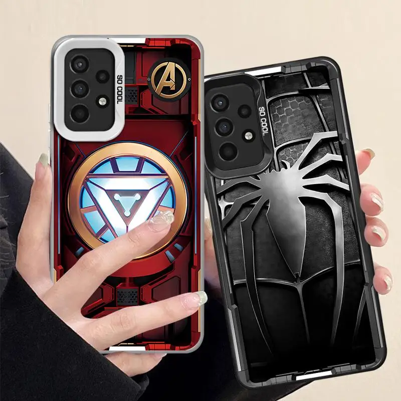 Marvel Super Hero Phone Case for Samsung Galaxy A53 A52s A54 A25 A15 A51 A52 A55 A71 A72 A73 4G 5G Soft Shockproof copa