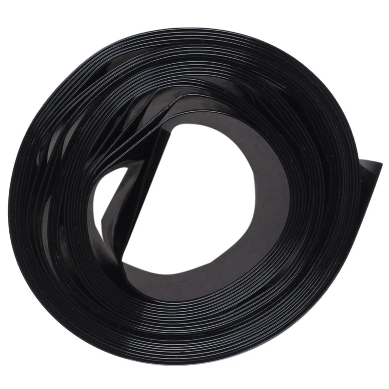 ABGR-3Pcs 70Mm/44Mm PVC Heat Shrink Tubing Wrap Black 2M 6.5Ft For 18650 Battery