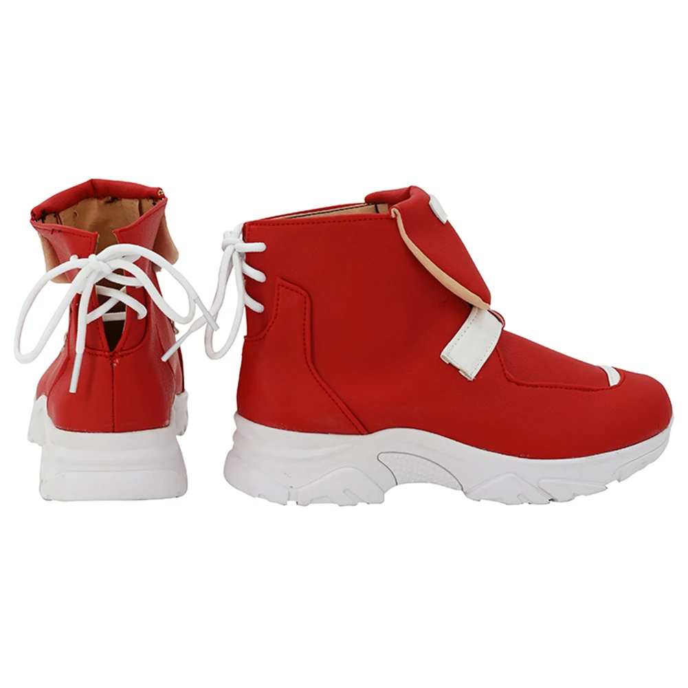 Juego de Anime OW Kiriko, zapatos de Cosplay, botas rojas Fantasia, Disfraces de Halloween, accesorios para juegos de rol, talla europea