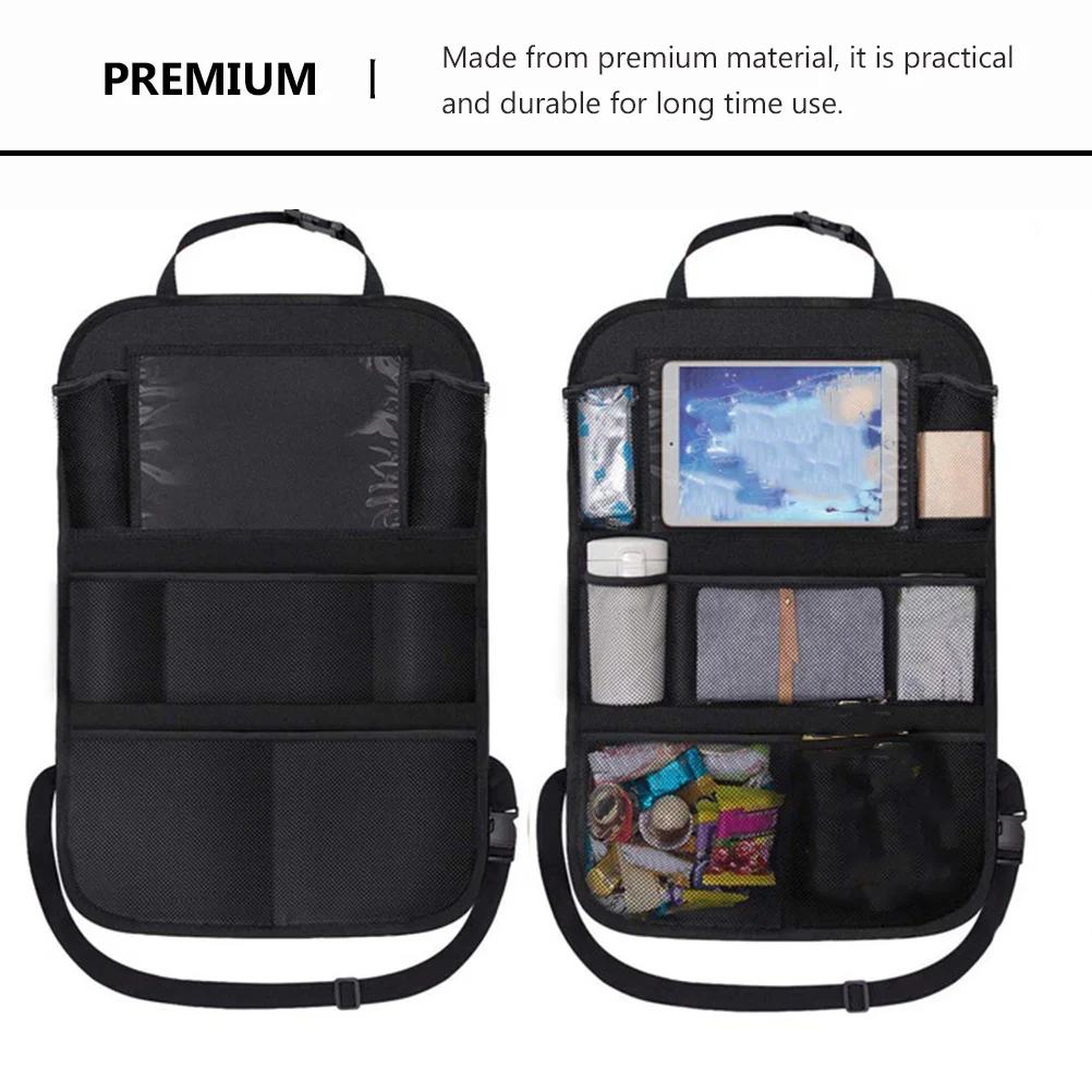 

2Pcs Car Seat Storage Bag Multi-Pocket Organizer Hanging Backseat Large Capacity Car Organizer for Travel Driving