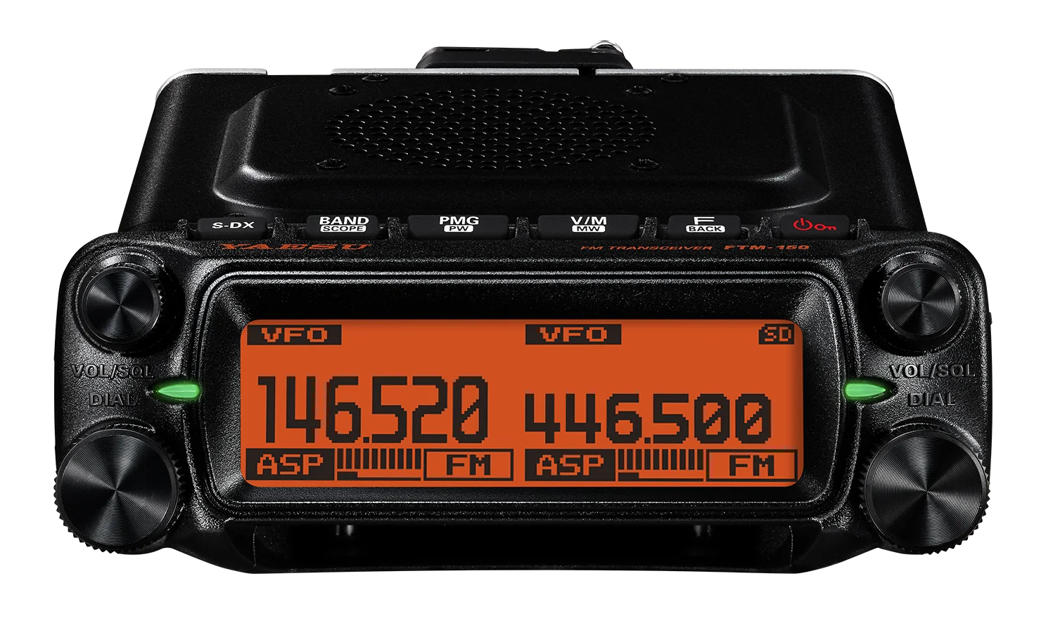 Yaesu FTM-150 55/50W 144/430MHz FM Dual Band Mobiele Nieuwe Evolving Super-DX en Audio Digitale Signaalprocessor Walkie Talkie