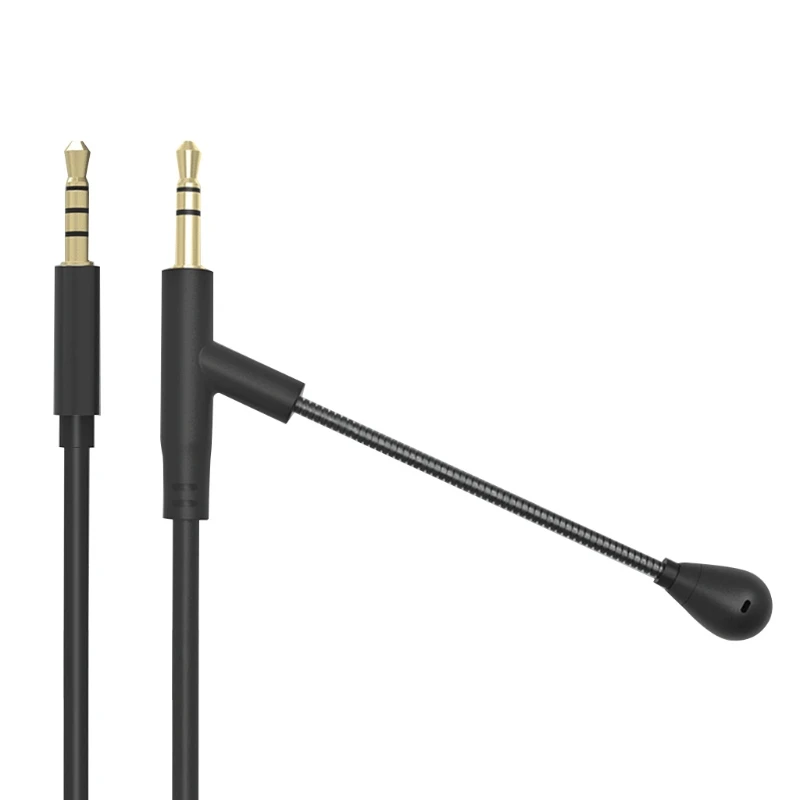 XD99 1.35M Boom Microphone Cable Mic For 3.5mm Headphone With Condenser Mic For Phone PC