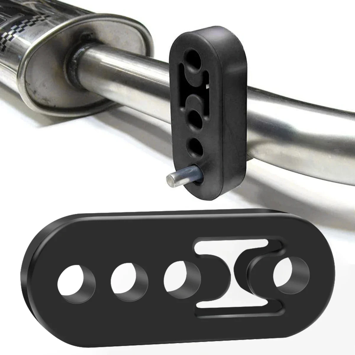 4 stücke Universal Auto auspuffrohr Halterungen Aufhänger Isolator polyurethan Aufhänger liner halterung 4 Löcher Schalldämpfer Aufhänger