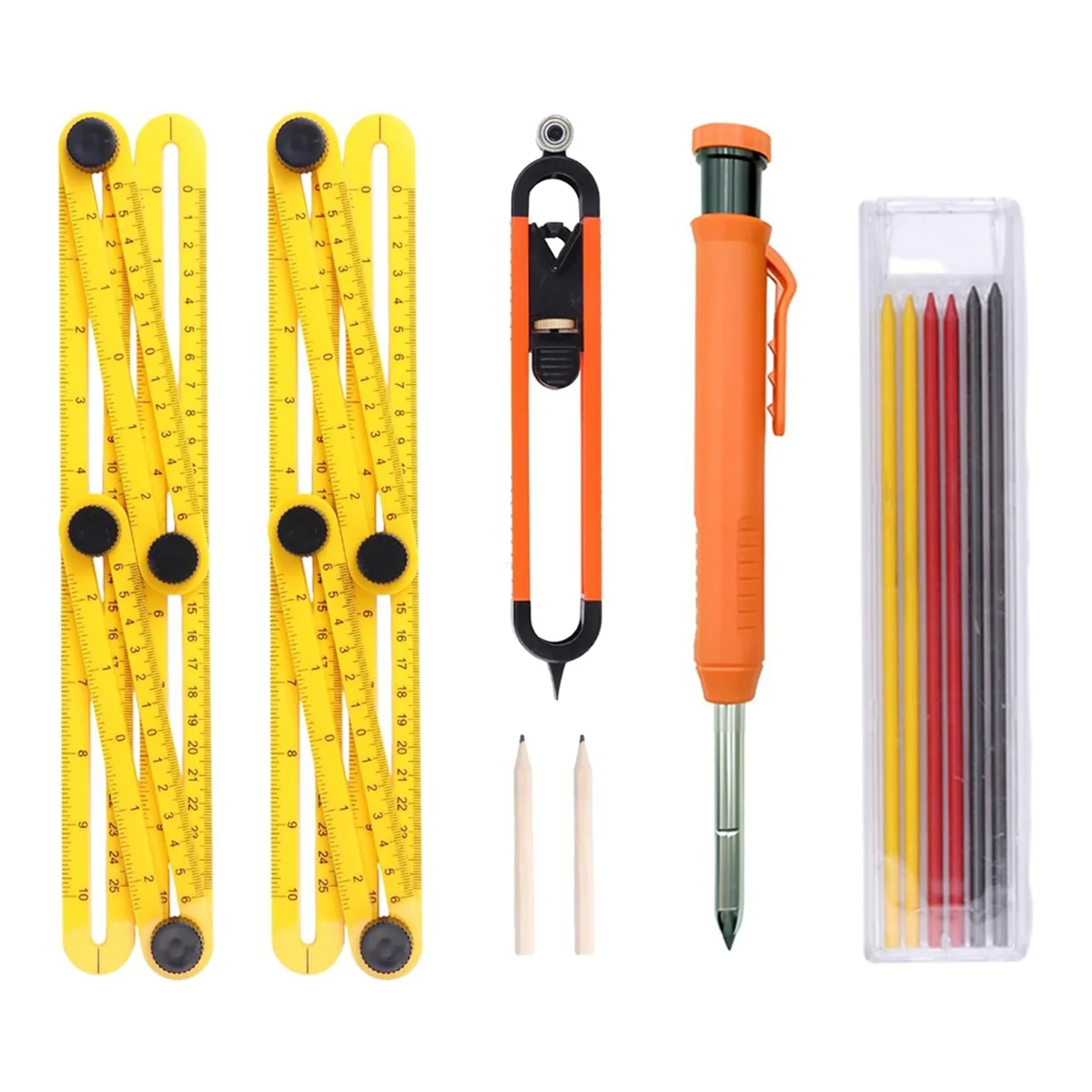 

A22I Gauge Shape Profiling Tool, Profilometer Profiling Tool with Lock, Measuring Tool Shape Replicator for Woodworking