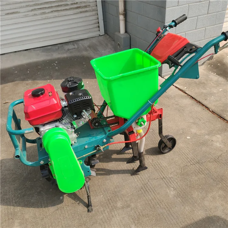 Factory Supply Hand Push Small Manual Peanut Soybean Corn Seed Planter