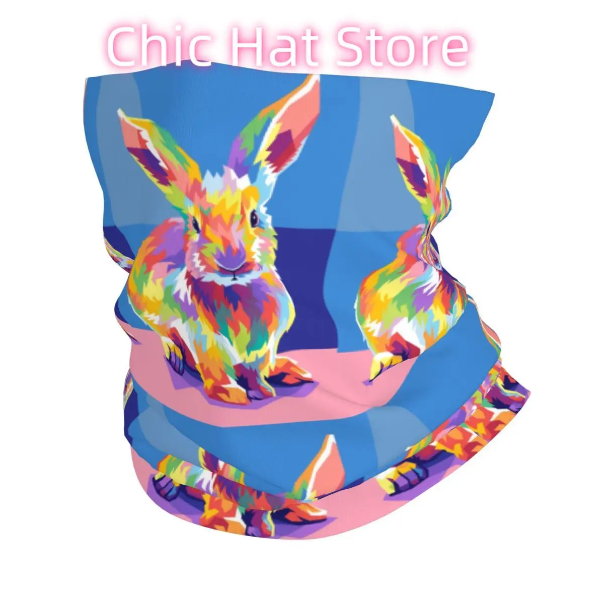 

Шарф-кролик, шейный платок, маска для лица, полиэстер