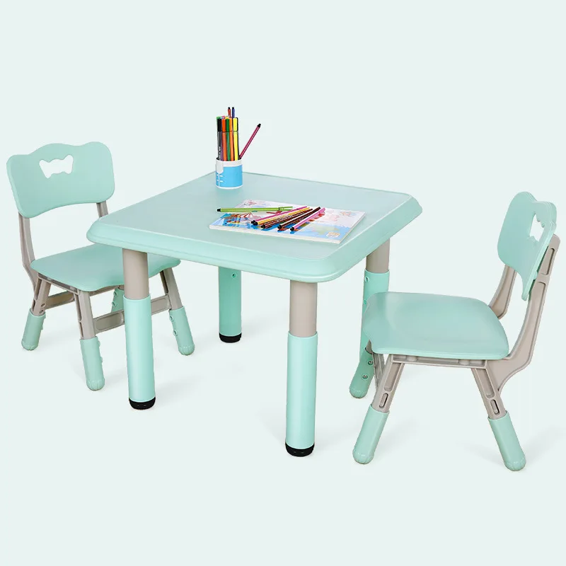 learning drawing toy plastic baby table and chair set height adjustable small children home reading study tables kids