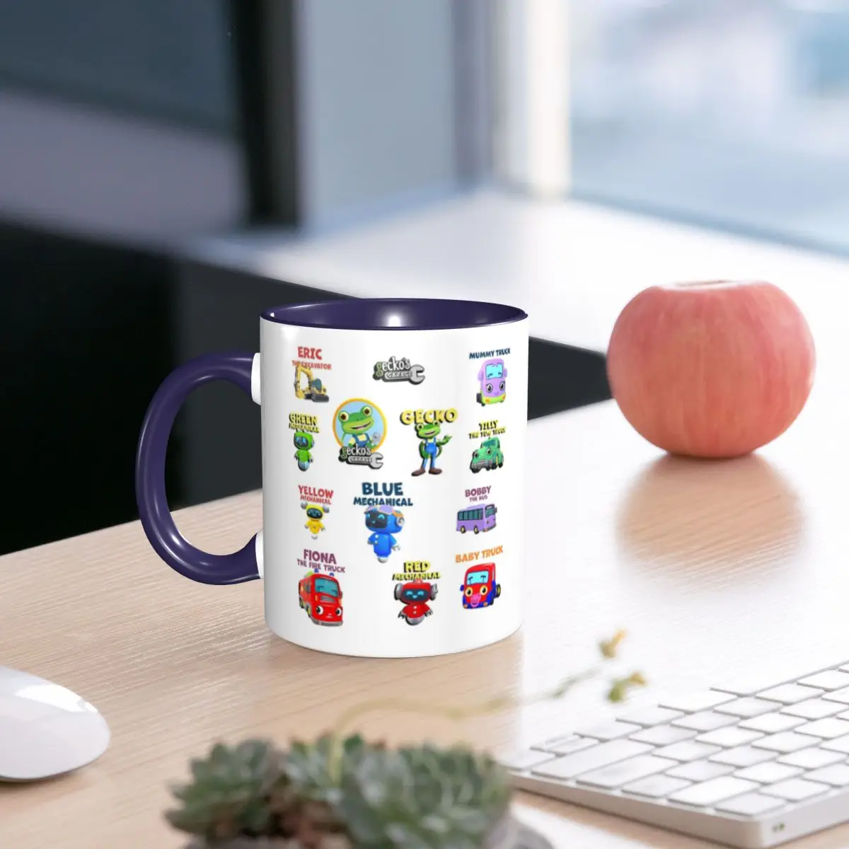 Garage Geckos Pack 13 Gecko For Garage Geckos Mug Funny Ceramic Coffee Cups Tea Mugs Milk Cup Drinkware Gifts for Woman Man