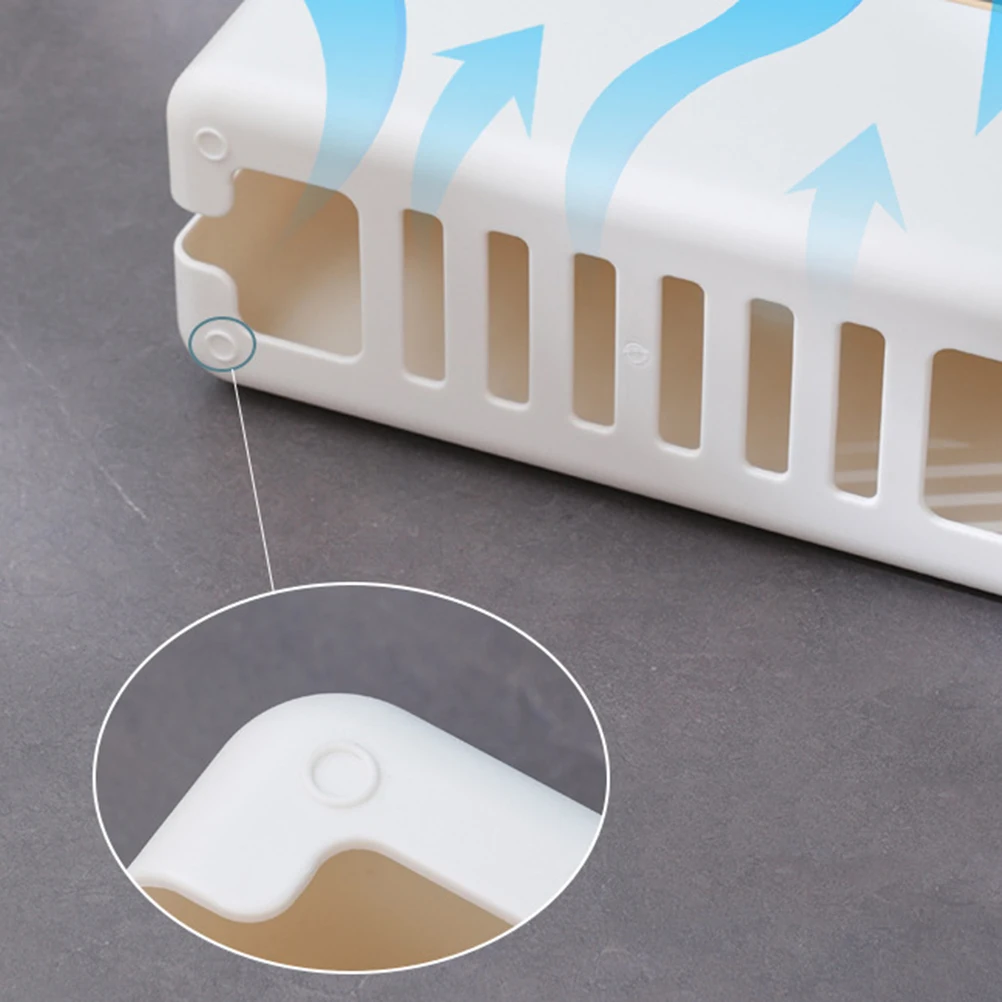 

Plastic Box Cord Organizer Case Home Office Sturdy Durable Tangle-Free Cable Organizer Case Cable Management Box