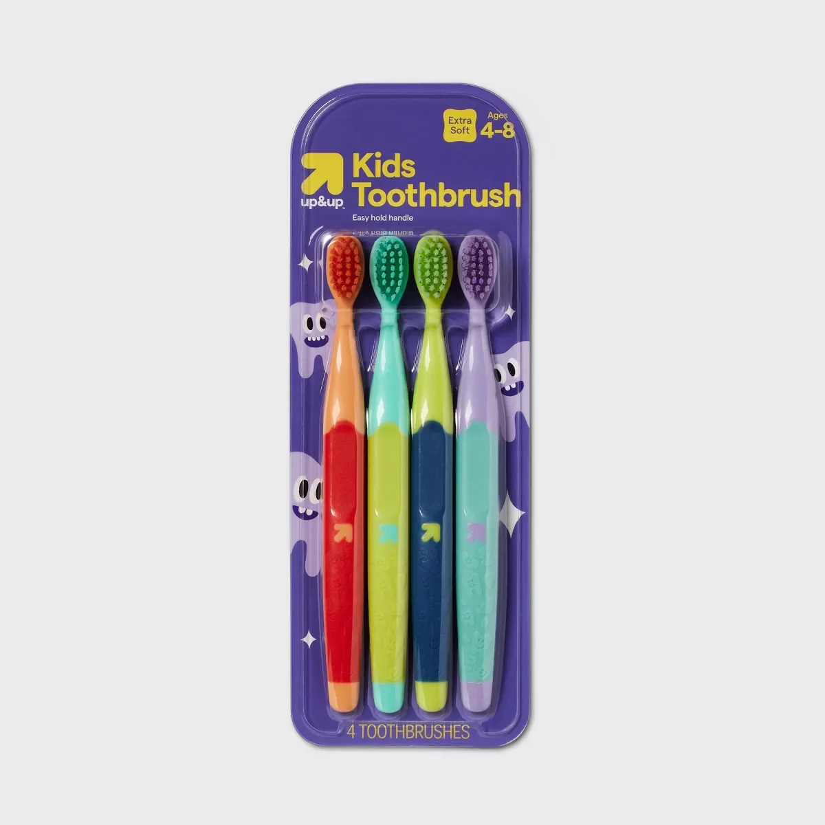 

Kids' Toothbrush - up&up: Soft Nylon Bristles, 5" Length, Manual