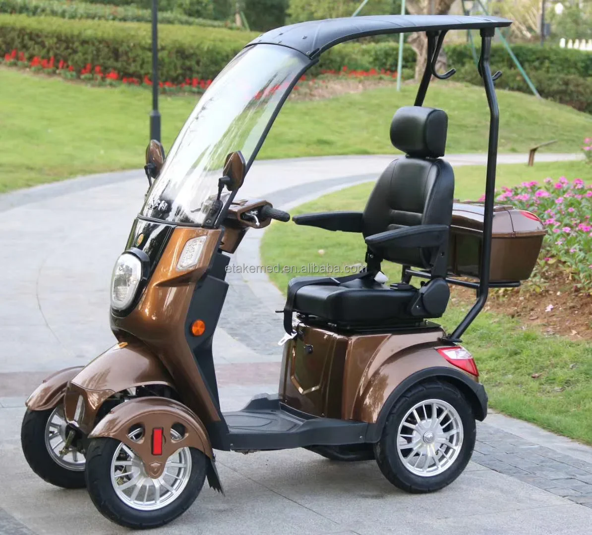 Four Wheels Mobility Cheap Electric Scooter for older  Factory price With awnings and canopy