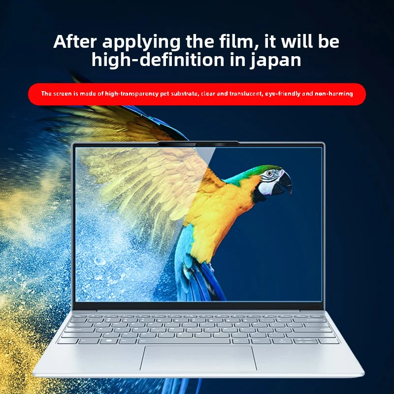 Anti-Reflective and Anti-Blue Protective Film for 14-Inch ASUS ProArt PZ14 Computer Screen Film HT7407 Keyboard Film