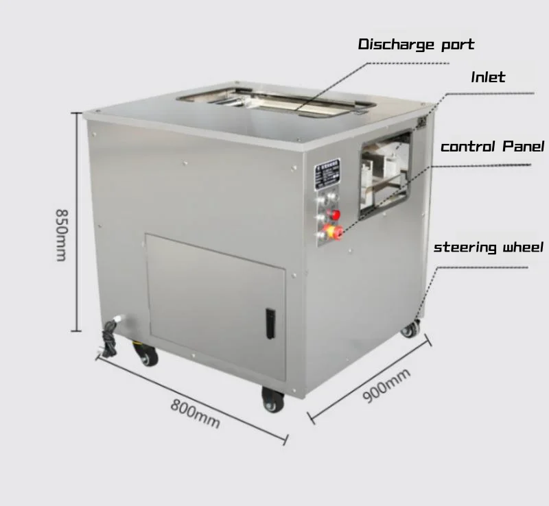 Fully Automatic Fish Fillet Cutting Machine for Tuna Cod Trout Salmon Smoked Catfish Tilapia for Fish Processing