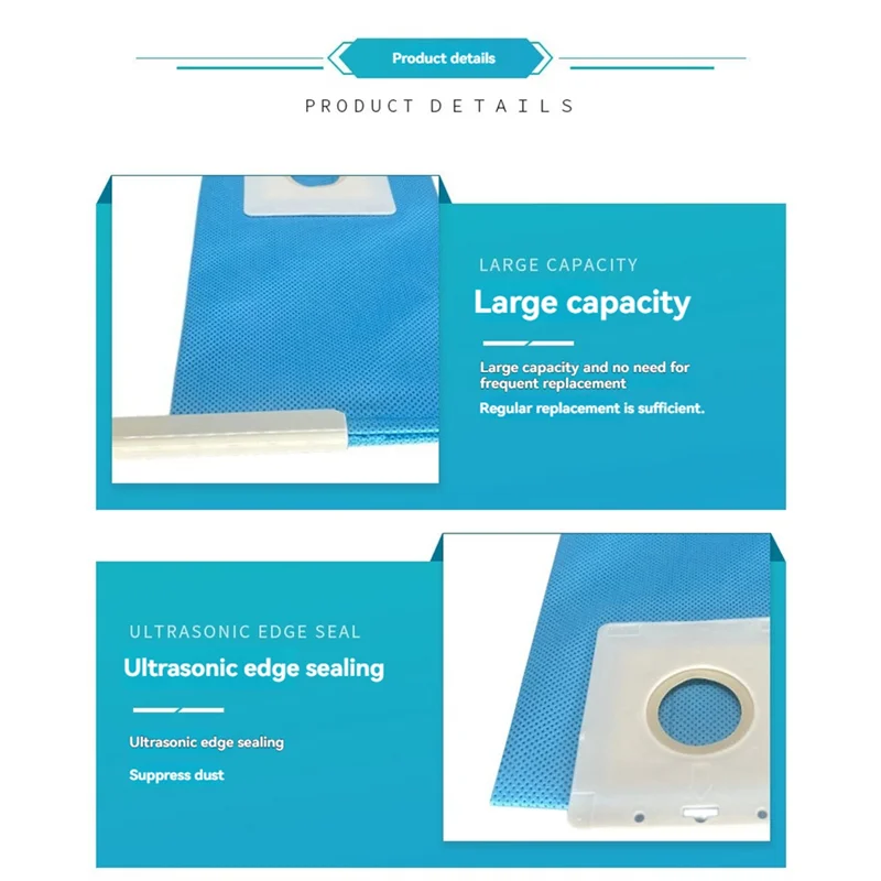 A86I-5PCS كيس لجميع الغبار ل DJ69-00420B أجزاء المكنسة الكهربائية استبدال جزء حقيبة قماش غير منسوجة