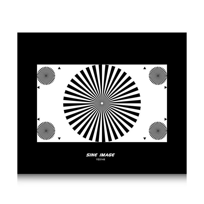 

2026 LENS FOCUS TEST CHART 16:9 (72 SECTORS) REFLECTANCE YE0161