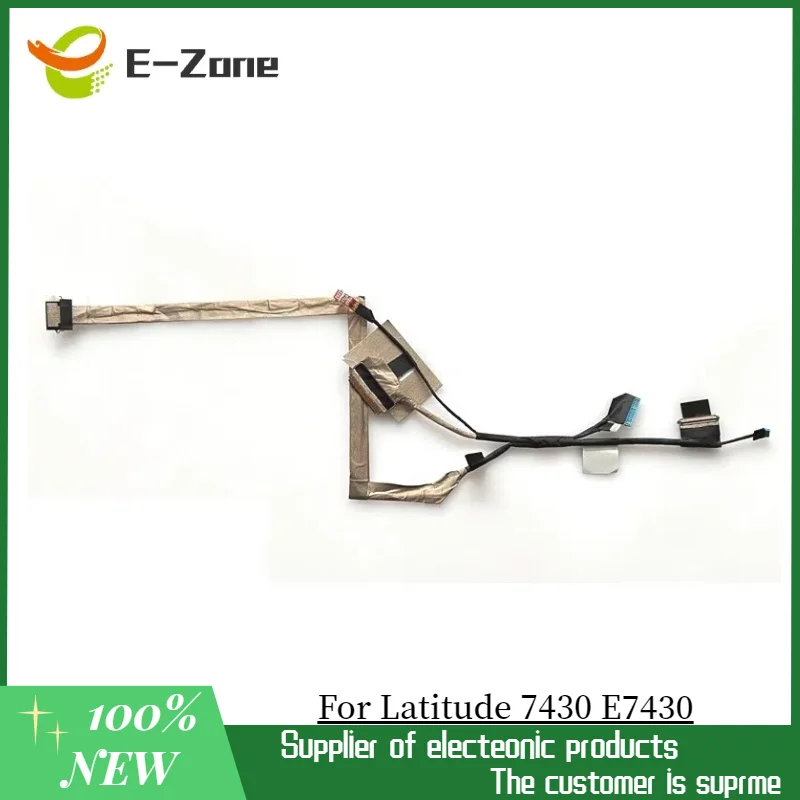 Cable LCD para portátil Dell Latitude 7430, E7430, HDB40, EDP, 6mm, EMZA, FHD, táctil, G9YH6, 0G9YH6, DC02C00VR00