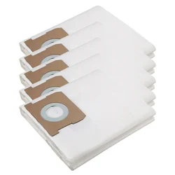 5PCS Vacuum Cleaner Dust Bags for Karcher WD1 Compact Battery Replaces 2.863-297.0 Sweper Dust Bin Replacement Parts