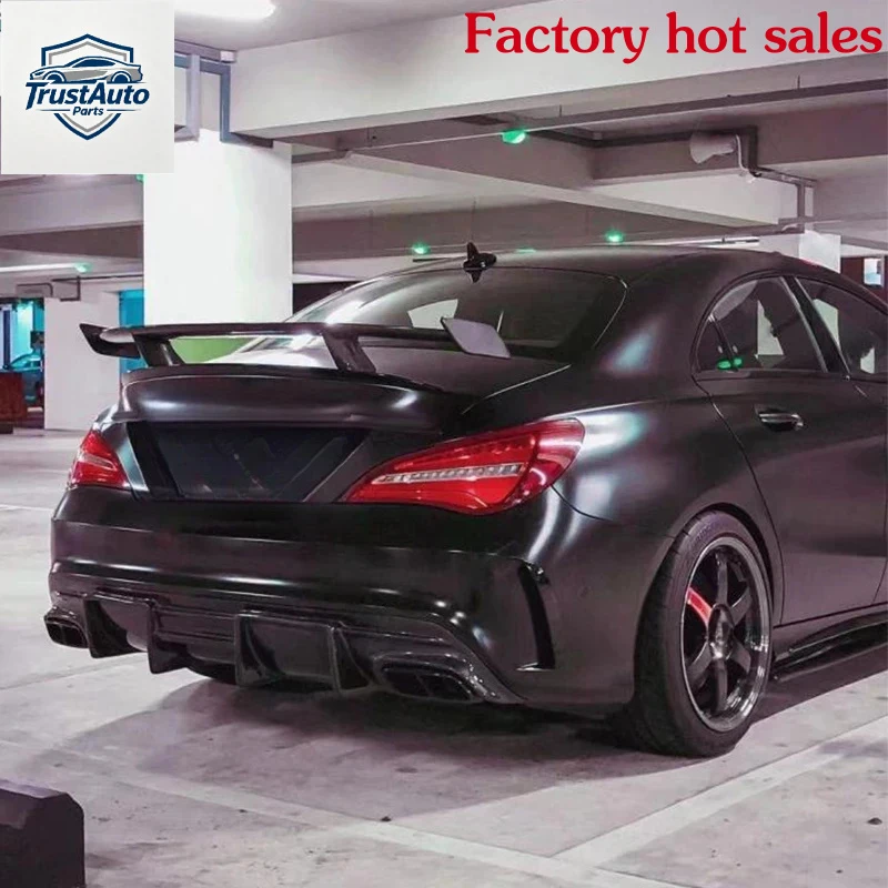 

Carbon Fiber Style Diffuser CLA CLA4 - Rear Bumper Lip UpgrKing Of Sales