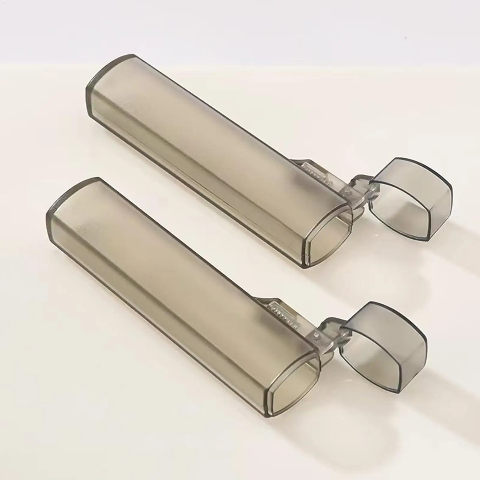 1pcs Portable Toothpick Case Kitchen Restaurant Supplies for Outdoor Travel Transparent Plastic Clear Toothpick Storage Case