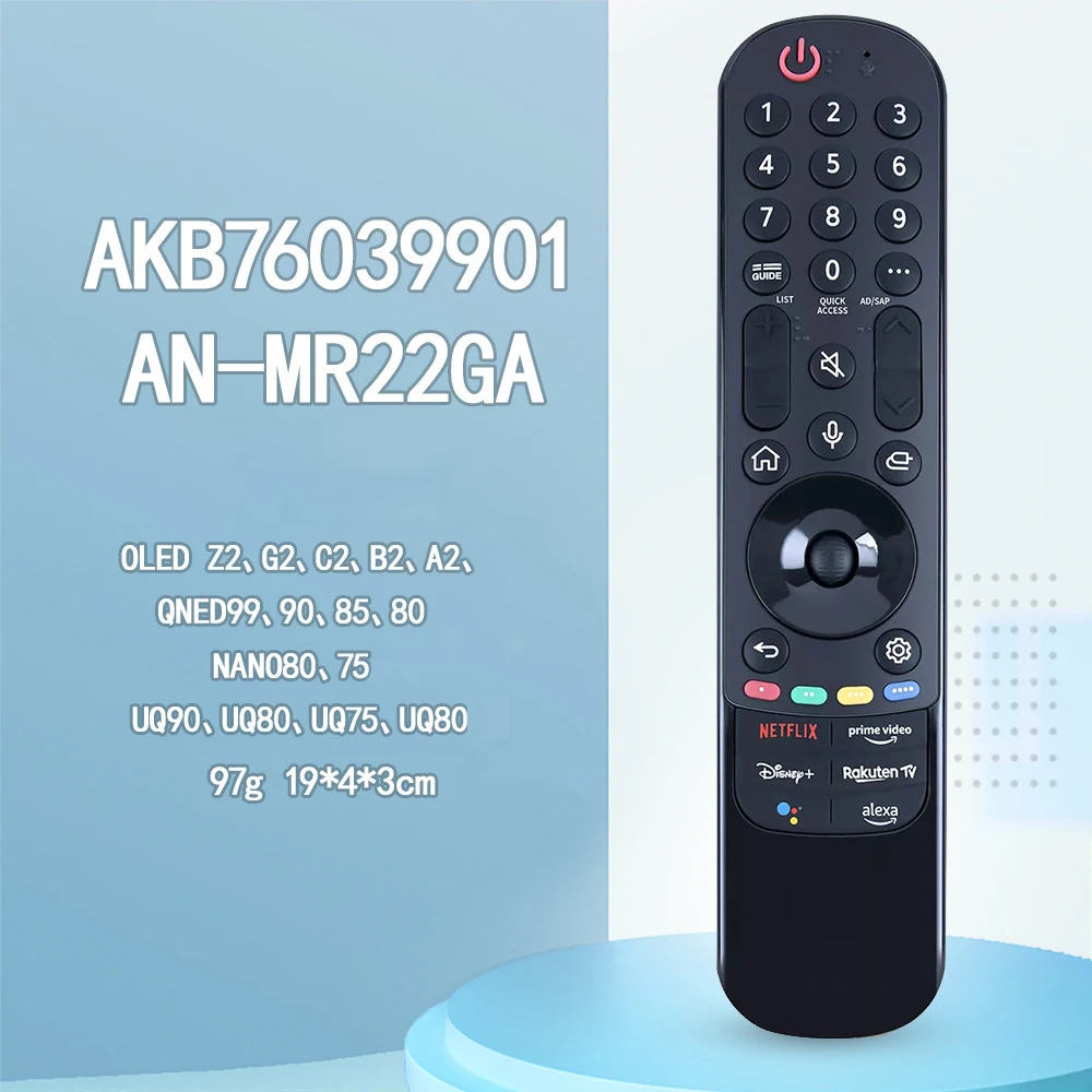 ABS Replacement AKB76039901 AN-MR22GA Suitable for L TV Flying Mouse Infrared Remote Control