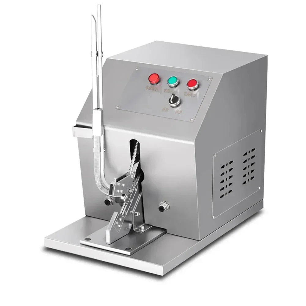 ホット人気ソーセージノットマシン 220V スーパーマーケットビニール袋シール機結束機ソーセージボタン