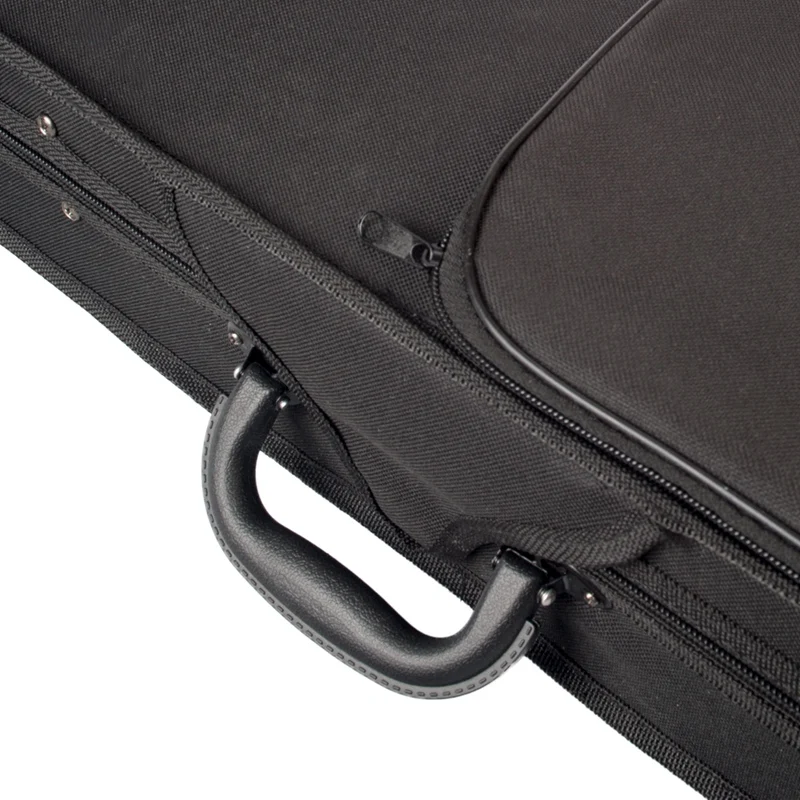 Violin Case Professional Triangular Shape Violin Hard Case -Silver Inside Violin Parts New