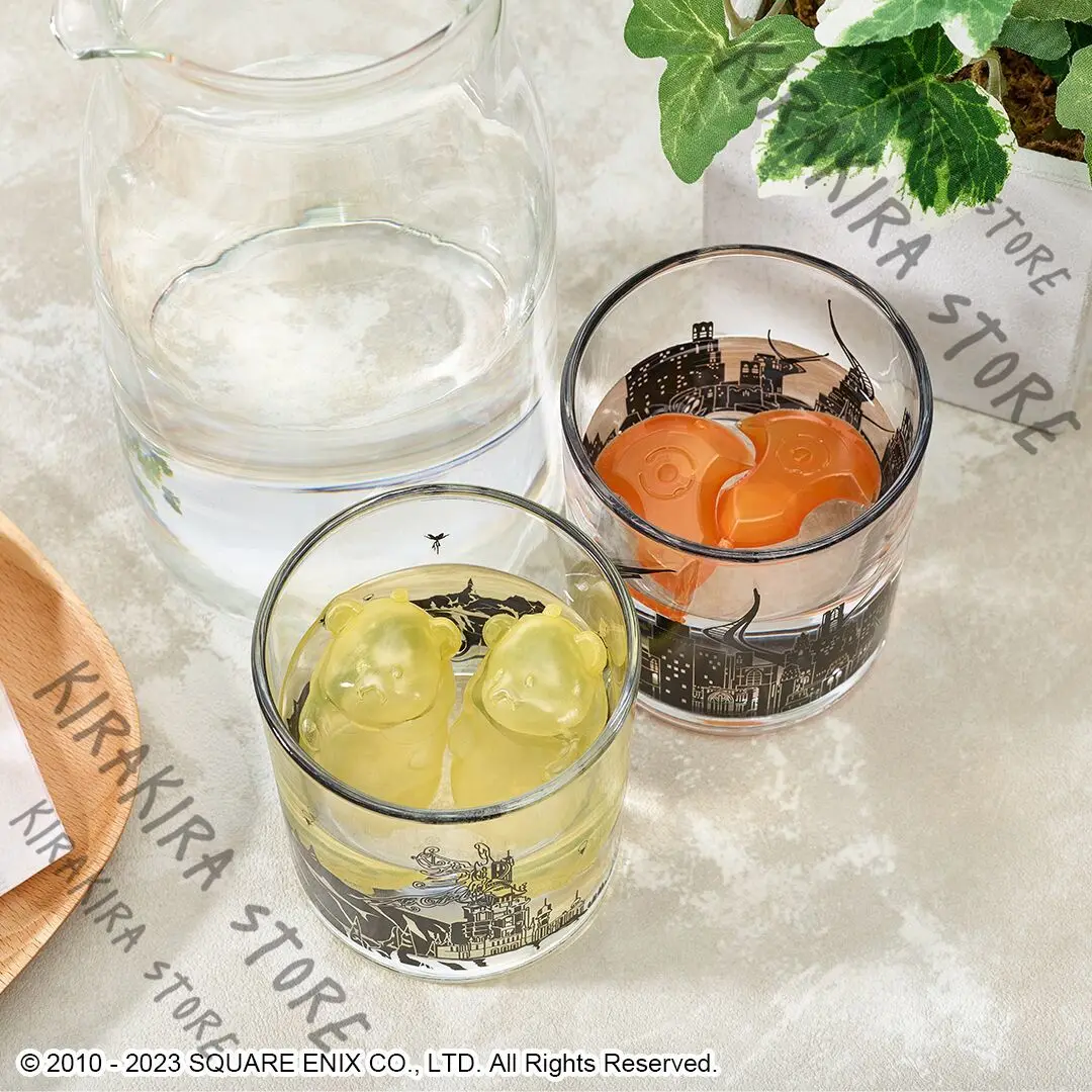 Final Fantasy Il Mheg Cosplay Cup Amaurot Water Glass Collector's Edition Ornaments High Quality Ice Cube Tray Xmas Gifts Set