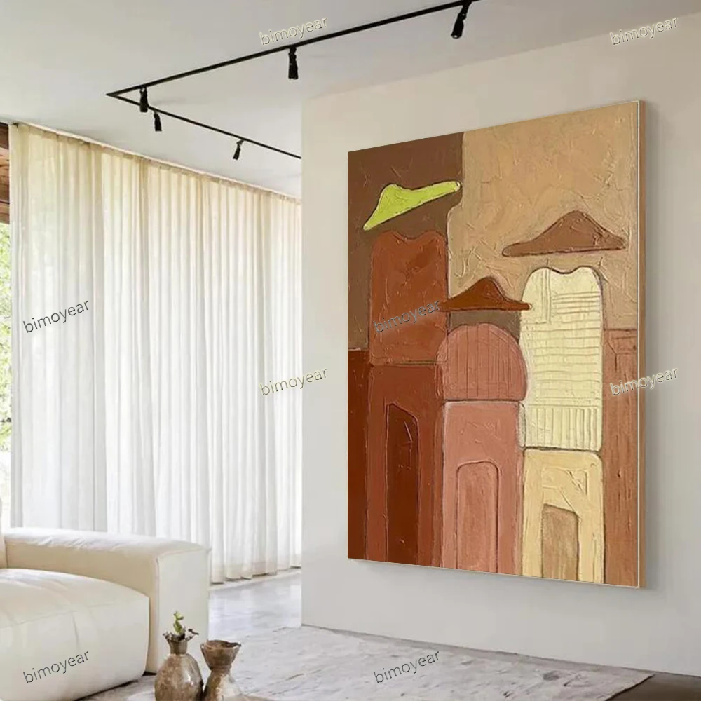 

100% Handmade Abstract Oil Painting On Canvas Latest Nordic character images Wall Art Picture for Home Living Room Decor Image