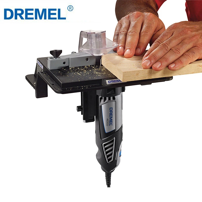 Dremel 231-01 Router Table Woodworking Tool Attachment Sanding Trimming with Electric Grinder Rotary Tool for Grindering Carving