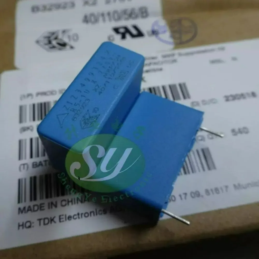 

5pcs/lot EPCOS 1.0uf 275vAC 1uf 1u0 105 K Brand New 22.5mm Film Capacitor B32923X2105K