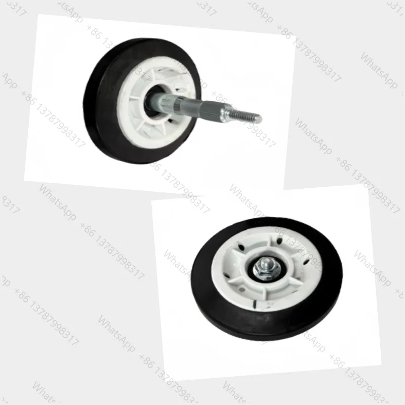 1Pcs Tumble Dryer Rubber Support Roller Wheel Bearing