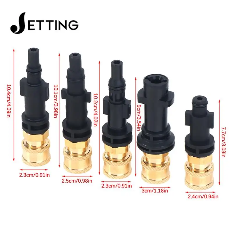 

Pressure Washer Adaptor To 1/4" Quick Release Connector Nozzle For Car Washing Machine Watering Quick Connect Adapter