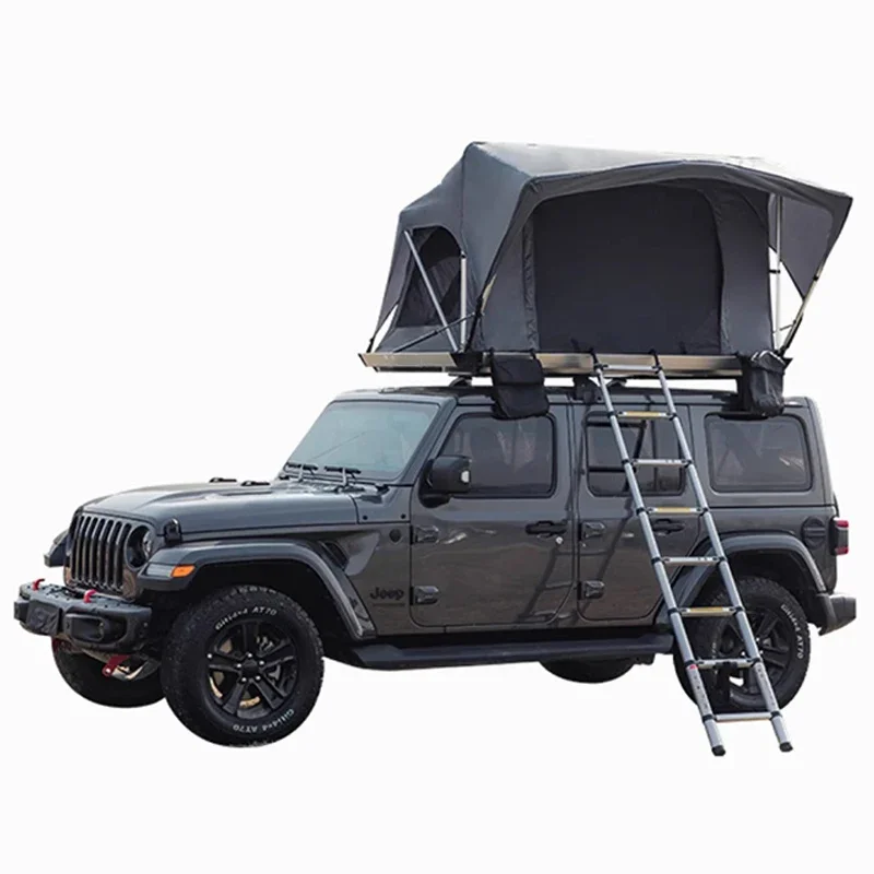 

205CM Car Roof Tent Camping Tent Outdoor Travel Aluminum Alloy Hydraulic Automatic Quick-opening Double Folding Rooftop Tent