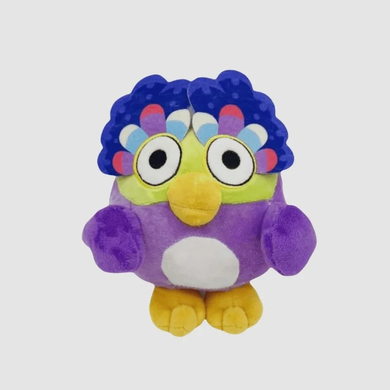 Dibujos animados Bluey Friends juguetes de peluche Bluey Bird Mackenzie Muffin figura oxidada PP algodón relleno perro muñecas almohada regalos para niños